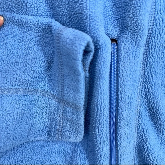 Patagonia Women's Size Medium Sky Blue Fleece Zip Up Jacket - Picture 7 of 16